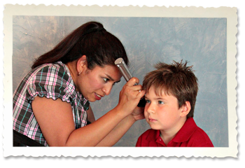 Having Ears Checked Having Ears Checked